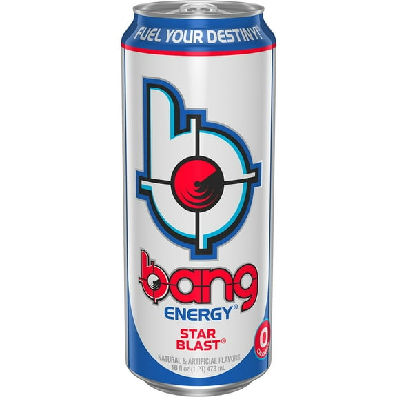 Pack of 2 Bang Energy Drink - Star Blast, 16 oz (Package May Vary)