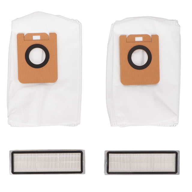 Juego de 2 bolsas de filtro reemplazables para aspiradora Dreame L10plus. Mejora la eficiencia de limpieza.