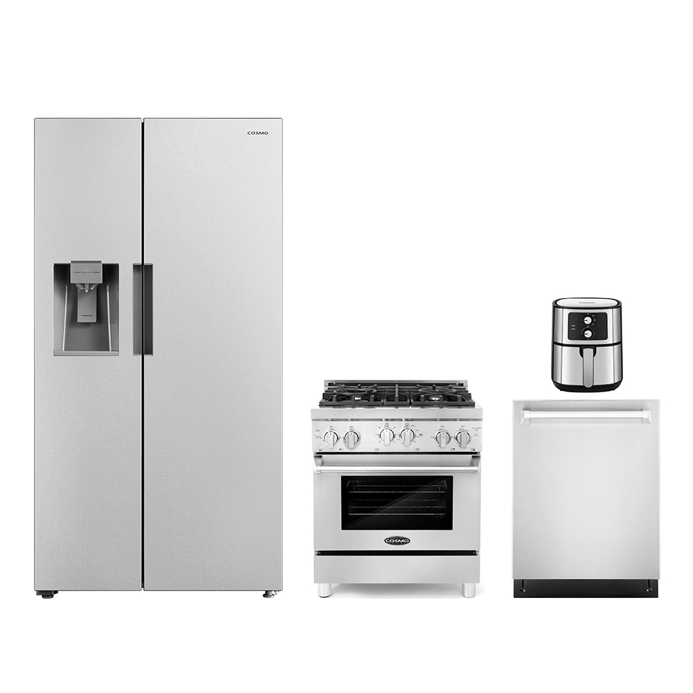 4 Piece Kitchen Package with 5.5L Electric Hot Air Fryer 30