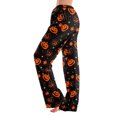 thumbnail image 2 of Trgacdwlo Ghost Graphic Spooky Halloween Pajama Pants Women Loungewear Fall Sleep Pants for Women Soft Elastic Waist Baggy Comfy Pj Bottoms for Women, 2 of 6