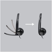 LOGITECH, INC., H390 USB Headset w/Noise-Canceling Microphone