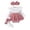 1-Red501, variant on Tiijoy Girls Long Sleeve Ribbed Bodysuit with Houndstooth Skirt Socks Headband Outfits, Sizes 9-12 Months