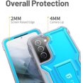 thumbnail image 2 of for Samsung Galaxy S21 Plus 5G Case, Dual Layer Shockproof Heavy Duty Case for Samsung S21 Plus 5G Phone Built-in Kickstand, Without Screen Protector (Blue, 6.7 inch), 2 of 6
