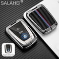 thumbnail image 1 of Carbon Fiber Car Key Cover Case Holder Key Bag Shell Full Protection For BMW I3 I8 Series 2014 2016 2017 Auto Interior Accessory, 1 of 5