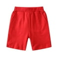 thumbnail image 6 of Stretch Cargo Shorts Boys Red Shorts Casual Stretch Boys Summer Outfits Shorts Boys 8-9 Years Summer&nbsp;Clothing, 6 of 6
