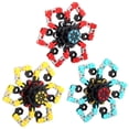 thumbnail image 4 of Vogacara Niños Fingertip Kids Transformable Cojinete de alta velocidad Mini juguete giratorio con ventosa Juguete rojo Juguetes Amarillo Vogacara FN000971-02B, 4 of 6