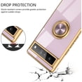 thumbnail image 5 of Compatible for Google Pixel 7 Case,Electroplated Anti-Scratch Cases with 360°Ring Holder Kickstand,Soft Flexible TPU Bumper Shockproof Case for Google Pixel 7,Purple, 5 of 10