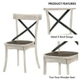 thumbnail image 6 of Furniture of America Acres Farmhouse Wood Dining Chair-Set of 2, Antique White, 6 of 7