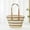 Black, variant on Woven Shoulder Bag Stylish Straw Tote Handbag for Women Lightweight Beach Purse Everyday