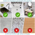 thumbnail image 6 of Homelove Drain Hair Catcher, Silicone Shower Drain Hair Catcher Cover with Detachable Suction Cups Drain Hair Strainers Stopper for Bathroom Shower Bathtub Kitchen Sink, 5.7 inch (2 Pack, Grey+White), 6 of 7