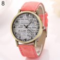 thumbnail image 7 of Xinyolin Men Women Fashion Graffiti Retro Cowboy Fabric Analog Quartz, Casual Wrist Watch, 7 of 7
