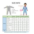 thumbnail image 4 of weVSwe Toddler Boy Swimsuit With Sun Hat 0-3Years -UPF 50+ Rash Guard Baby Swimsuit with Crotch Zipper kids swimsuits, 4 of 5