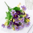 thumbnail image 4 of HESHENG Artificial Daisy Flowers Flower Arrangements for Home Hotel Office Wedding Party Garden Craft Art Decoration, 4 of 8