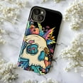 thumbnail image 6 of Psychedelic Skull & Mushroom Phone Case, Trippy Colorful Aesthetic Protective Cover for iPhone 16 15 14 13 12 11 Pro Max Plus Mini, 6 of 6
