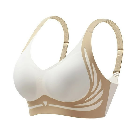 krdevn Caralush Bra, Wm Stylist Bra, Wmstylist Lush Fitting Bra, Lushfitting Powerful Push-Up Bra, Women's Wireless Bra with Seamless Smooth Comfort Wirefree T Shirt Bra