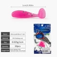 thumbnail image 2 of 20pcs Micro T-Tail Soft Fishing Lures Ultralight Paddle Tail Swimbaits for Panfish Trout Crappie Bass Perch Bionic Finesse Gear for Rivers and Lakes, 2 of 4