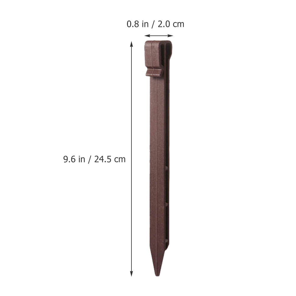 UPKOCH Landscape Edging Stake Garden Landscape Coffee for Homeowners Simple 30Pcs