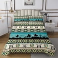 thumbnail image 1 of Erosebridal Western Cowboy Coverlet Set Queen, Aztec Geometry Bedding Set, Dream Catcher Decor 3pcs, 1 of 5