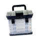 thumbnail image 3 of Organizador de caja de aparejos de pesca, práctico estuche de herramientas para señuelos, líneas y anzuelos, 4 unidades Gris, 3 of 9