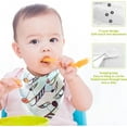 thumbnail image 4 of 5 PCS Abstract Shards Music Notes Baby Muslin Washcloths, Soft Absorbent Face Towel Burp Cloths Cotton Bath Wipes Infant Wash Cloth for Newborn Boys Girls, 4 of 7