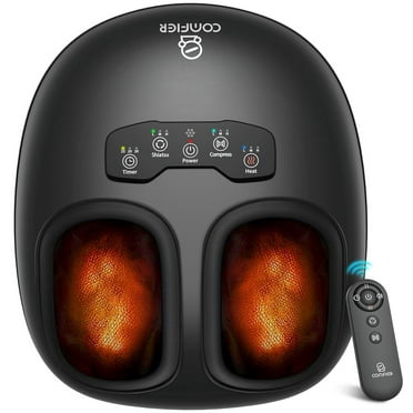 COMFIER Shiatsu Foot Massager with Heat, Feet Massage Machine for Neuropathy, Plantar Fasciitis, Size 14