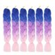 thumbnail image 1 of 6 Paquetes de Extensiones de Trenzas Ombre Trenzas Jumbo Pelo Sintético 24 Pulgadas Trenzas de Ganchillo Trenzas Afro Synth, 1 of 2