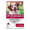 thumbnail image 1 of K9 Advantix II Flea and Tick Treatment for Large Dogs (4 doses), 1 of 7