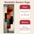 thumbnail image 6 of Hallway Runner Rug 2'x6' Washable Area Rugs Non Slip Laundry Rug Runner Floor Carpet Runners for Hallways Entryway Laundry Room Kitchen, 6 of 11