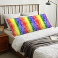 thumbnail image 4 of Fotbe Colorful Tie Dye Funda para Almohada Corporal con Diseño, Funda de Microfibra Ultrasuave de 20x54 Pulgadas, Ropa de Cama Elegante, 4 of 7