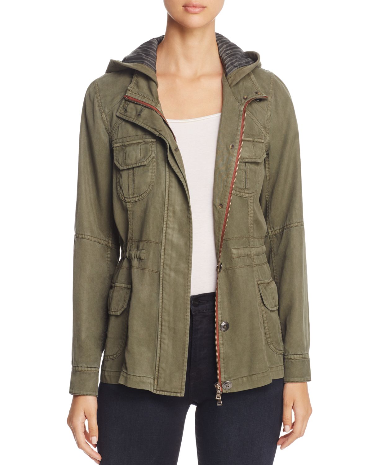 Fillmore Contrast Hood Anorak (Green 