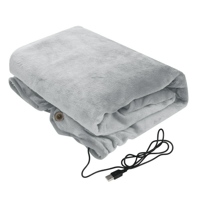 CUITING Heated Electric Lap USB Warming Shawl with Fast Heating Technology for Comfort Flannel Heating Pad for Home Travel and Outdoor Use Adjustable Temperature 50 to 60°C
