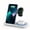black, variant on 3 in 1 Foldable Wireless Charger Station, 15W Fast Charging Stand Compatible with iPhone 16/15/14/13/12 Series, iWatch 1-9 & AirPods 3/2/Pro, Portable Charging Dock for Home Office