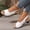 White, variant on Women's Chunky Block Low Heels Ankle Strap Slingback Open Toe Summer Sandals White 9.5(43)