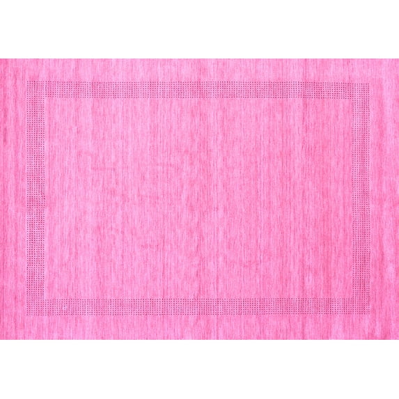 Ahgly Company Indoor Rectangle Abstract Purple Contemporary Area Rugs, 5' x 7'