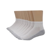Hanes Men's Double Tough Durability Ankle Socks, 12-Pack, Size 6-12