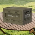 thumbnail image 3 of Caja de almacenaje para acampada organizador de maletero plegable ligero para turismo al aire libre 27L, 3 of 6