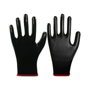 Protective Gloves for Oil and Alkali Handling in Industrial Environments - Durable Blue Butyl Rubber Work Gloves for and General Gripping