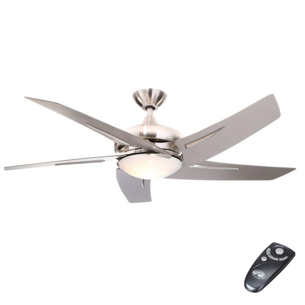Plush Brushed Nickel Ceiling Fan Furnithom