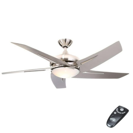 Hampton Bay Sidewinder 54 Indoor Brushed Nickel Ceiling Fan