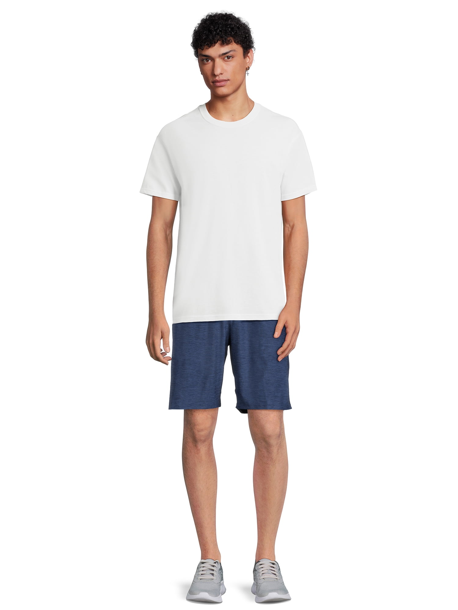 Athletic Works Men's and Big Men's Tri Blend Tee, Sizes S-4XL