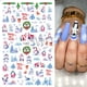 thumbnail image 1 of Pegatina 3D de Navidad para decoración de uñas, calcomanía deslizante de invierno para manicura de Año Nuevo, Navidad, rojo, Papá Noel, copo de nieve, alce, pingüino, acebo, BEF889, 2022, 1 of 4