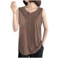 thumbnail image 2 of mfyjkho Camisetas Sin Mangas Para Mujer, Blusa Informal Sin Mangas Con Capucha Y Cuello Redondo De Color Liso Para Mujer Tops Casuales Para Mujer Xxl, 2 of 6