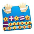 thumbnail image 4 of HILABEE Finger Number Math Toys Montessori Toys Mathematics Learning Early Education Toy Addition Blue, 4 of 9