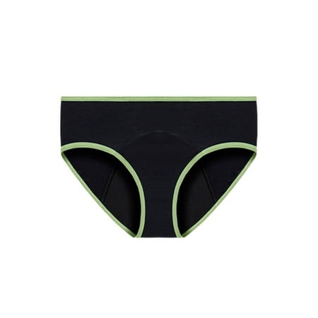 

Paille Women High Elastic Soft Underpants Cotton Sleep Panties Seamless Daily Briefs Underwear Fluorescence Green XL