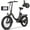 Black, variant on Elifine 20" 3.0 Fat Tire Electric Bike, 500W Foldable Electric Bicycle, 48V 10.4Ah Removable Battery, Max 19.8mph Commuter Ebike, LCD Meter Electric Bike for Adults Black UL 2849 Certified