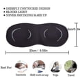 thumbnail image 5 of 3pcs Sleep Mask, Lightweight And Comfortable, Super Soft, Adjustable 3d Contoured Eye Mask For Sleeping, Shift Work, Naps, Night Blindfold Eyeshade Fo, 5 of 5