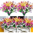 thumbnail image 2 of Artificial Flowers Spring Herb Camellia Outdoor Decorative Partition Curtain Flowers Artificial Flowers Starry Roses, 2 of 4