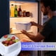 thumbnail image 2 of Recipientes para Almacenar Fruta en el Refrigerador, Contenedor de Alimentos de Cocina con Colador Extraíble, Caja de Almacenamiento para Congelador, 2 of 7