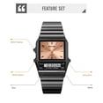 thumbnail image 5 of Women's Vintage Digital Watch with Clear Display, Stainless Steel Strap, Alarm and Stopwatch Functions for Daily Casual Wear, 5 of 5