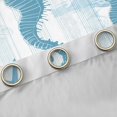 thumbnail image 4 of Feelyou Blue Seahorse Print Black Out Curtains, Cartoon Starfish Seashell Curtains Pack of 2 (42x63 Each), Teens Kids Boys Girls Bedroom Curtains, Blackout Curtains Bedroom Decor, 4 of 6